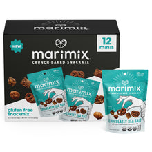 Marimix Chocolatey Sea Salt 12-pack box with mini snack pouch Thumbnail